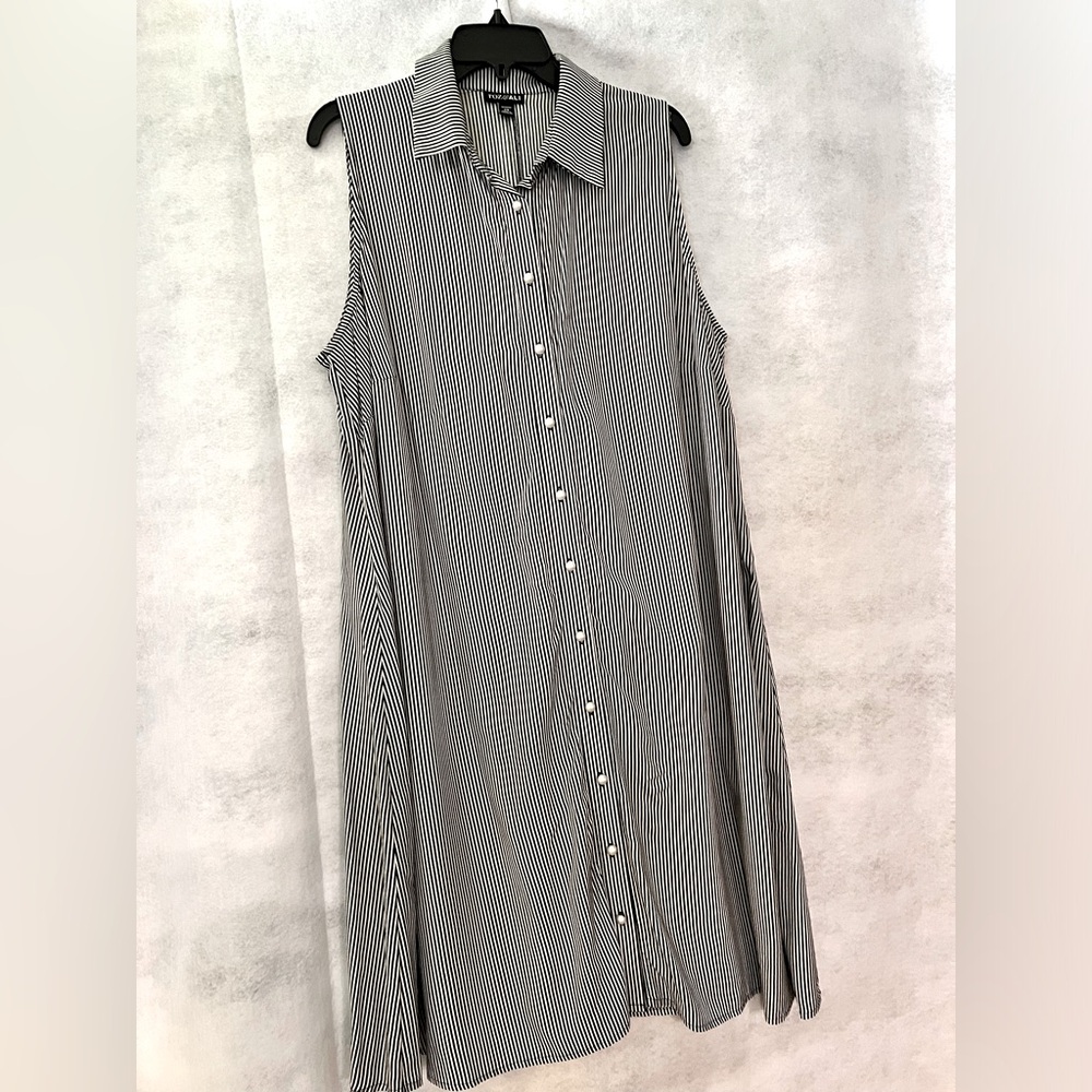 Black and White Shirt Dress